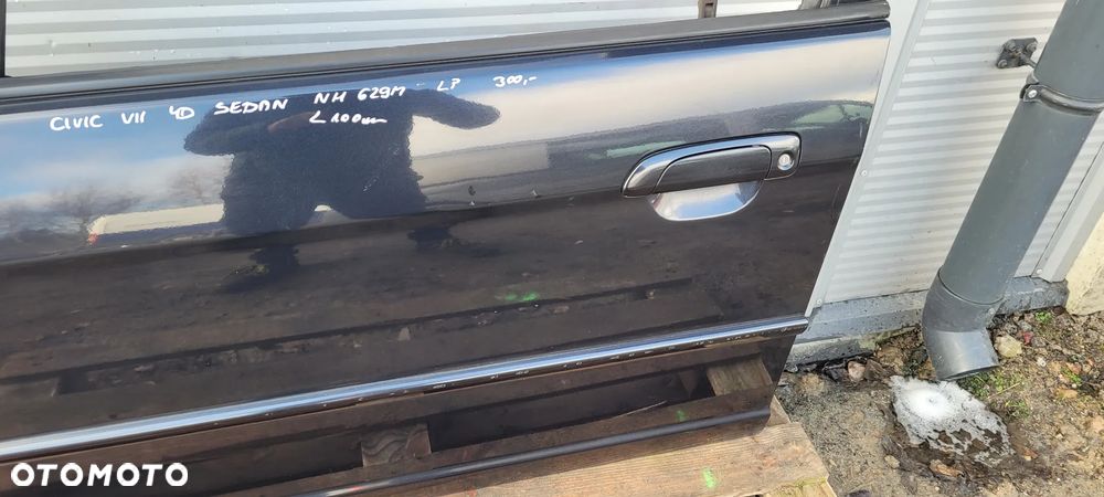 Honda civic VII 4d sedan Drzwi prawy lewy przod NH629M - 16