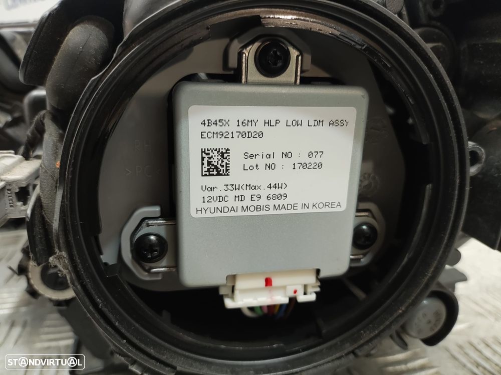 Otica Farol Frente Frontal Direita Xénon LED Mitsubishi Outlander III 3 Mk3 Facelift 2015 a 2021 - 4