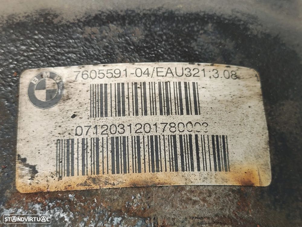 Diferencial Tras Traseiro BMW Relação De Transmissão 3.08 7605591 - 8