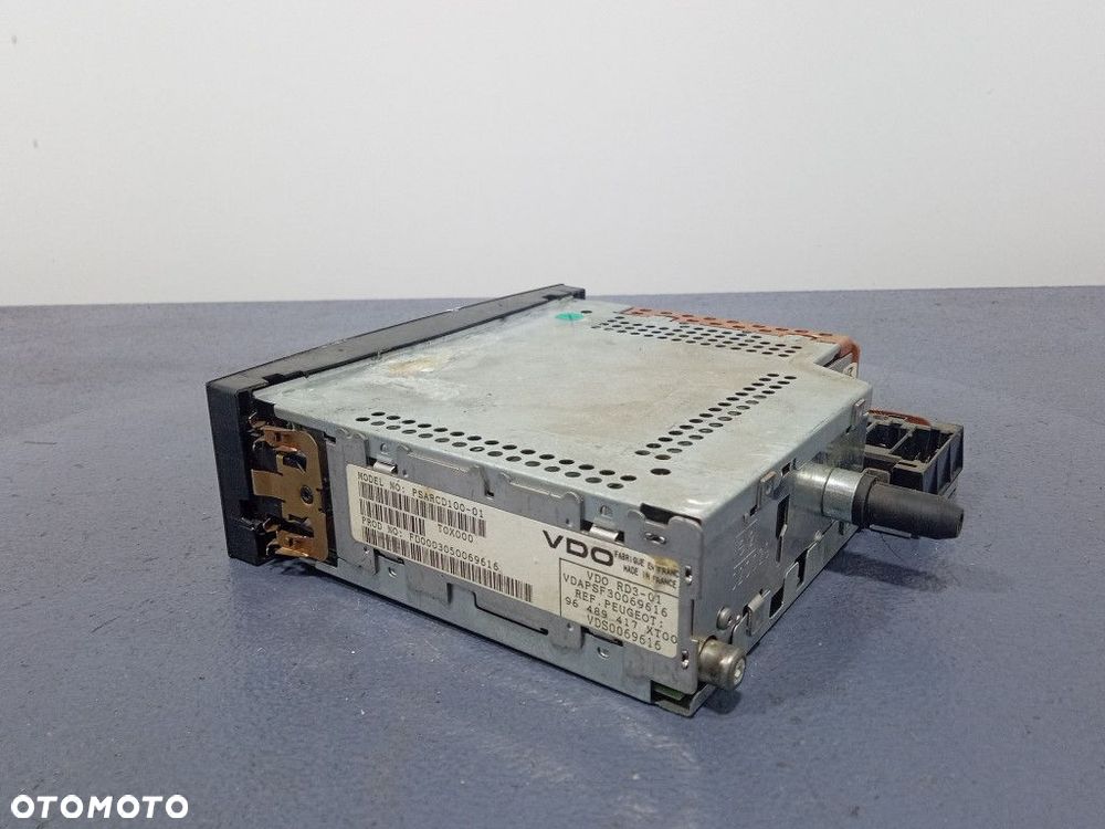 PEUGEOT 307 CITROEN C3 RADIO CD FABRYCZNE VDO 96489417XT - 3