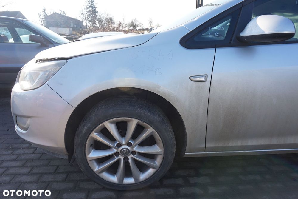 MASKA ZDERZAK BŁOTNIKI LAMPY ASTRA IV J Z176  OPEL 2009-2015 SREBRNY PRZÓD KOMPLETNY - 19