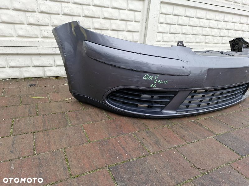 volkswagen golf 5 v plus 06r zderzak przód przedni - 2