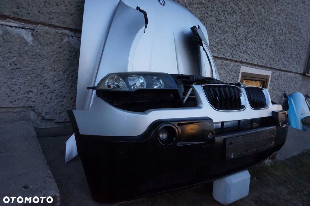 ZDERZAK MASKA BŁOTNIK KOMPLETNY PRZÓD BMW X3 E83 - 2