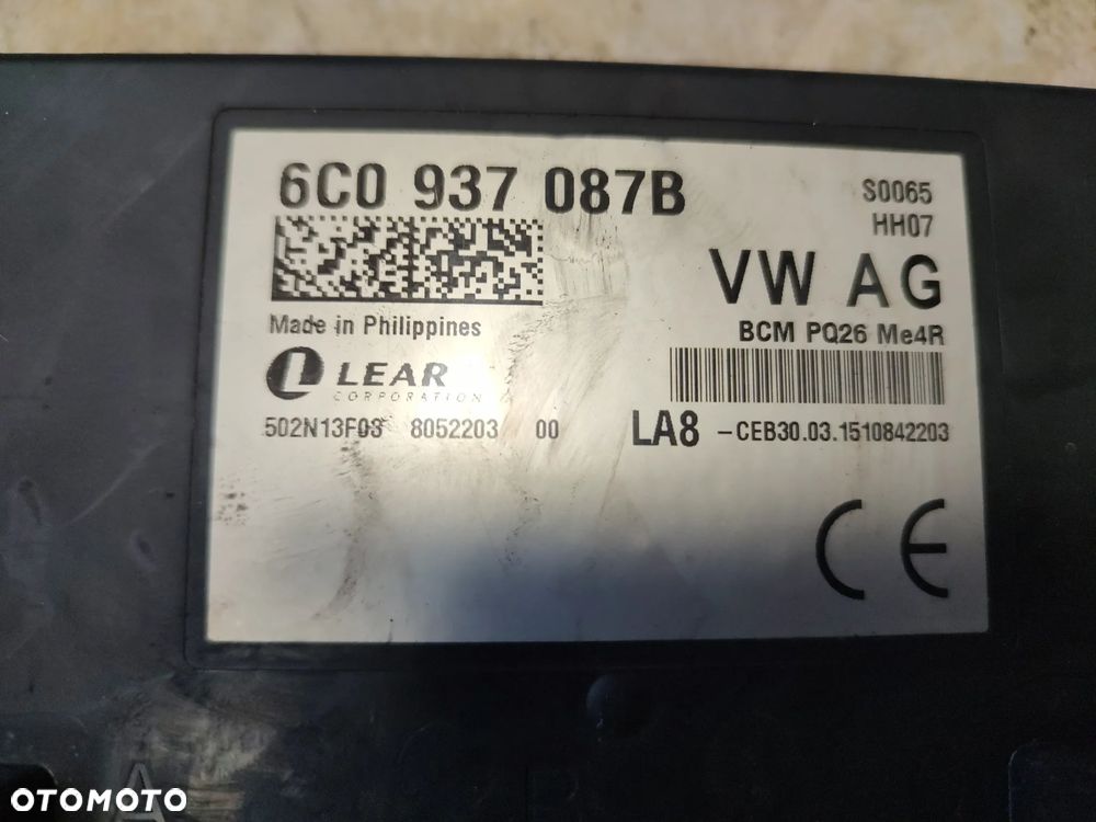 SKODA FABIA III 1,0MPI MODUŁ KOMFORTU 6C0937087B - 3