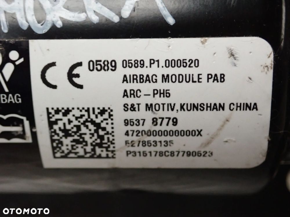 PODUSZKA POWIETRZNA PASAŻERA -  AUDI A4 Q5, Q7 LIFT, Q5 8R, A4 B8, TOURAN, A4 B8 LIFT, RANGE ROVER, GOLF VI, OPEL MOKKA MERCEDES W176 - 3