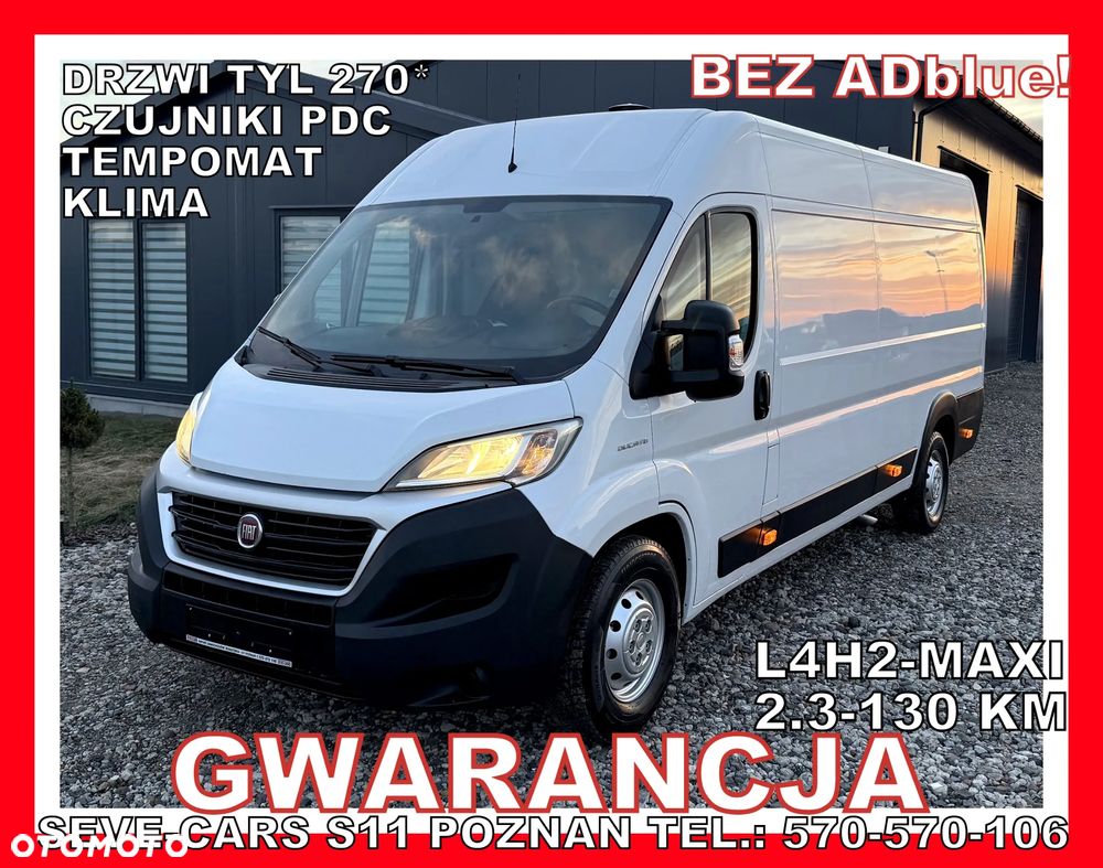 Fiat DUCATO L4H2 MAXI GWARANCJA klima 2.3jtd 130km, tempomat - 1