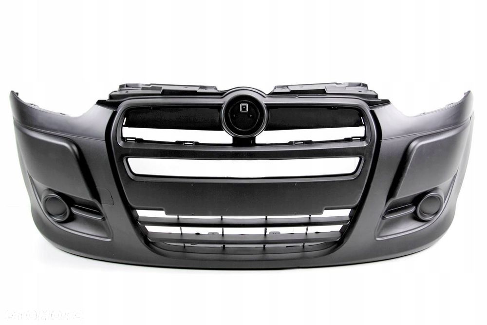 ZDERZAK PRZEDNI PRZÓD FIAT DOBLO II 10-15 CZARNY TEKSTURA - 1