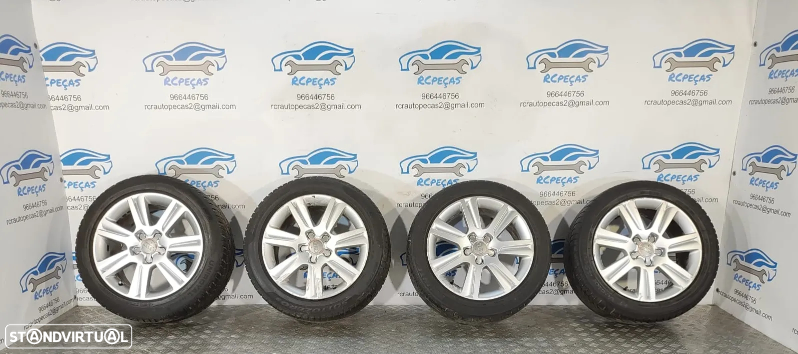 JANTES AUDI A4 B8 AVANT 17 POLEGADAS 7,5J ET45 5x112 ORIGINAIS - 2