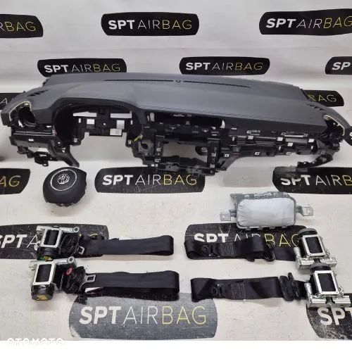 MG ZS LIFT DESKA ROZDZIELCZA KONSOLA KOKPIT PULPIT PODUSZKI AIRBAG AIR BAG PASY KIT SET - 1