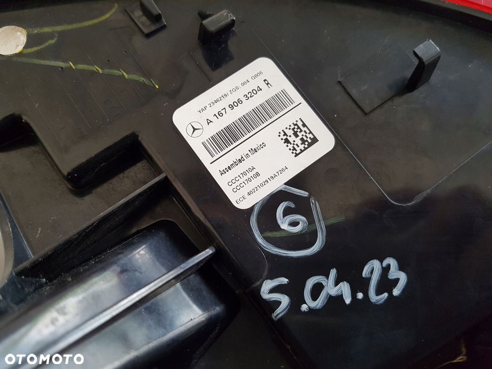 mercedes gle w167 lampa prawy tył a1679063204 - 6