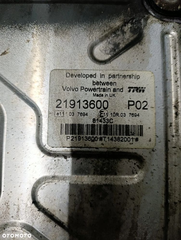 KASETA KOMPUTER SILNIKA RENAULT GAMA D VOLVO FL EURO 6 21913600 P02 / P03 - 2
