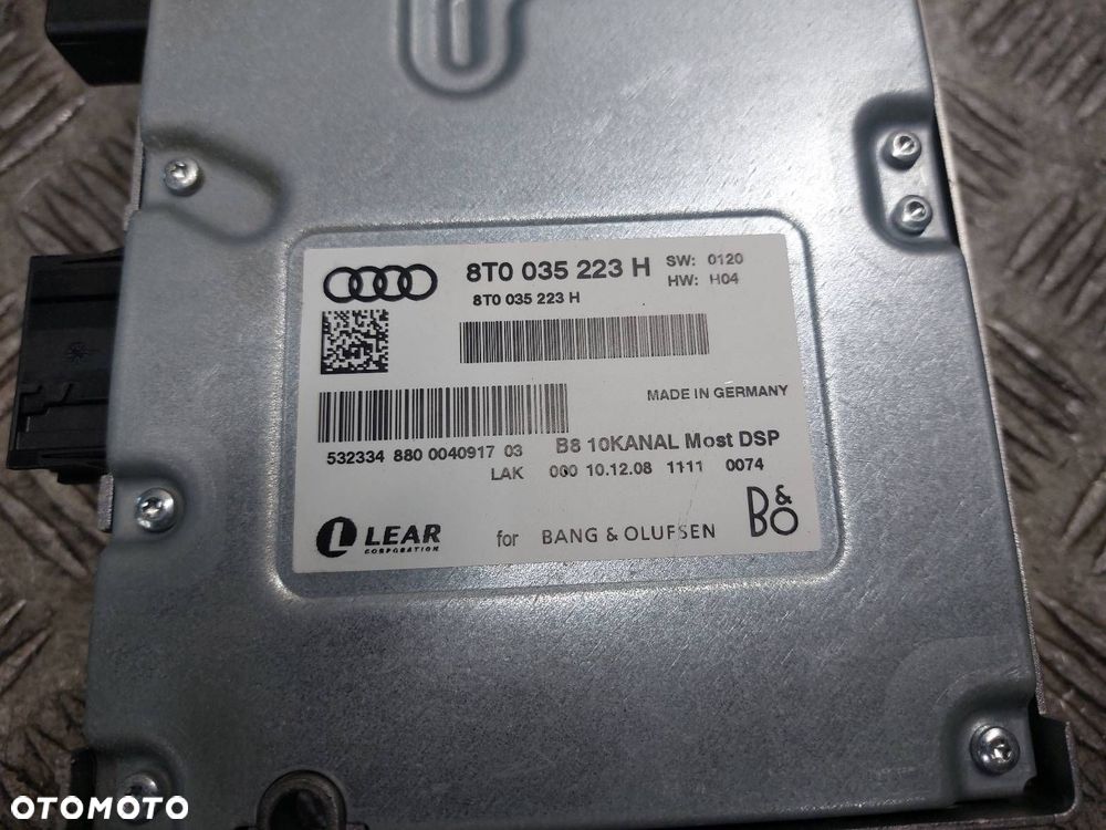 WZMACNIACZ AUDIO AUDI Q5 8R 8T0035223H - 3