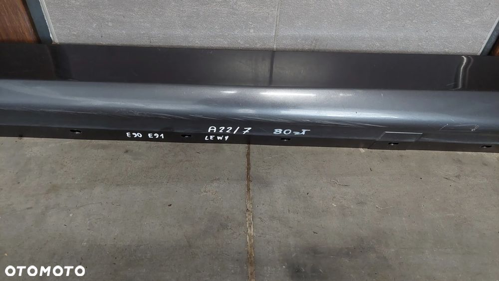 NAKŁADKA PROGOWA LEWA BMW E90 KOLOR A22 NR 7062297 - 2