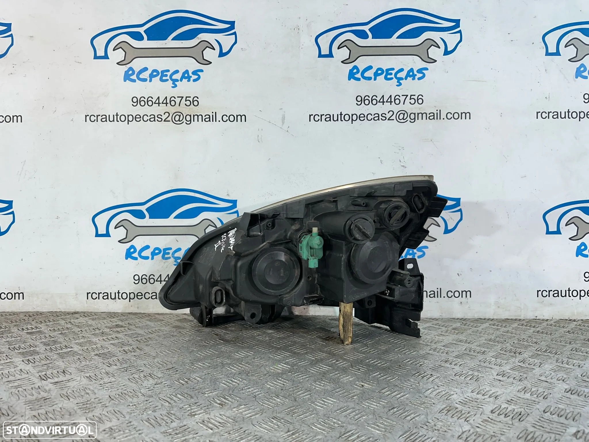 .Farol Otica Frente Frontal Direita Original Renault Scenic 2 Grand Scenic 2003 - 2009 - 5