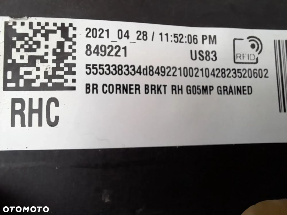 BMW X5 G05 ŚLIZG ZDERZAKA PRAWY TYŁ M PAKIET 8069246 - 5