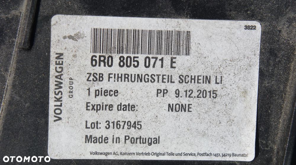 PRZEDNIA LEWA LAMPA VW POLO V 6R1941007F - 11