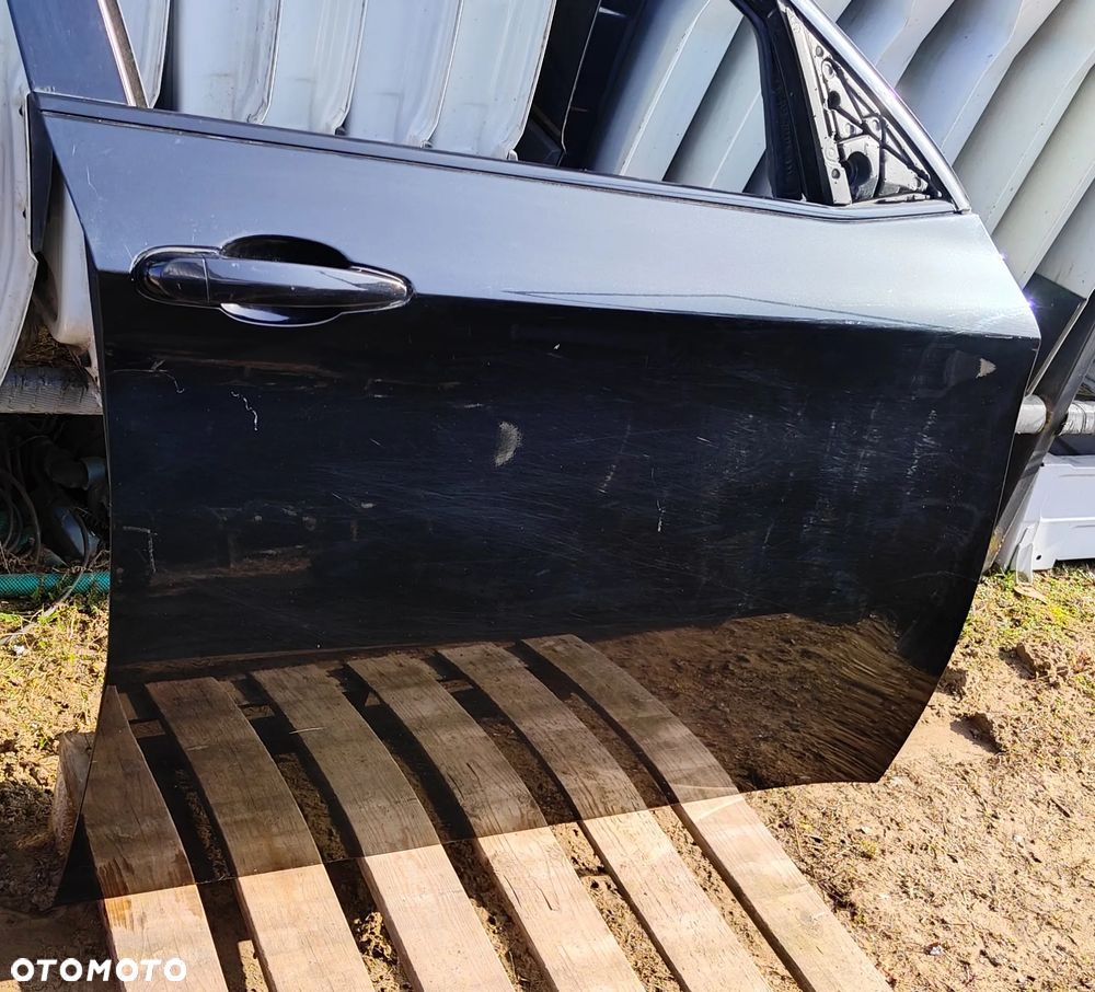 Drzwi Przód Przednie Czarne PRAWE / LEWE  BMW X6 E71 Czarny Metalik - 3
