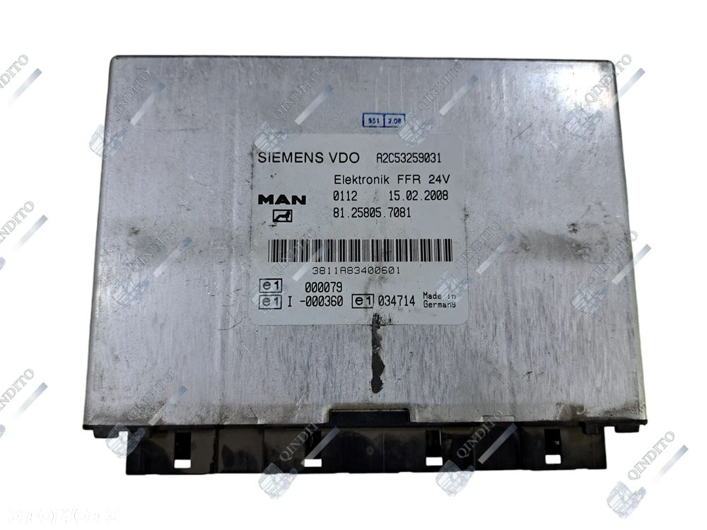 STEROWNIK MODUŁ FFR MAN TGX   81258057081 - 1