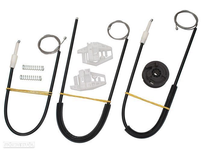 Kit de reparação elevador vidro porta Renault Megane II - 1