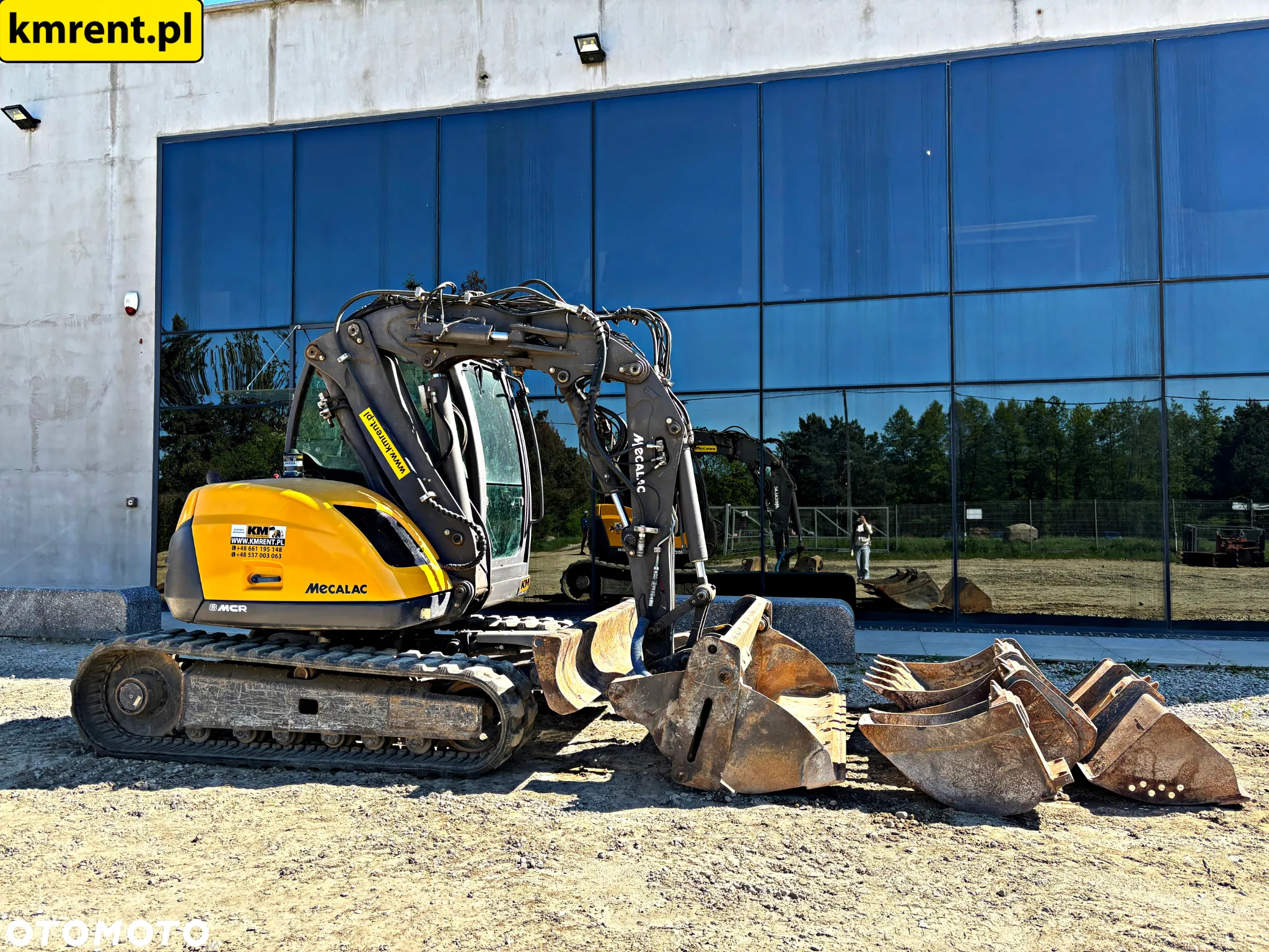 Mecalac 8 MCR MINI-KOPARKA 2016R. | JCB 8055 8080 KUBOTA KX KOMATSU PC88 - 3
