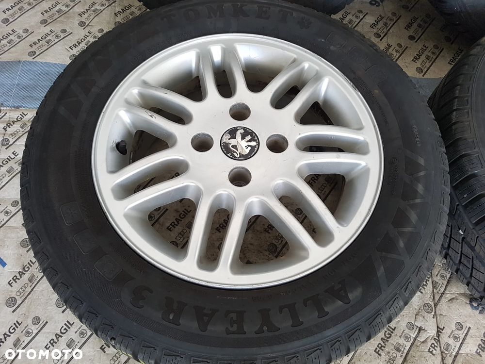 KOŁA CAŁOROCZNE CITROEN C4 BERLINGO PEUGOT 407 PARTNER 4X108 6JX15 195/65R15 - 12