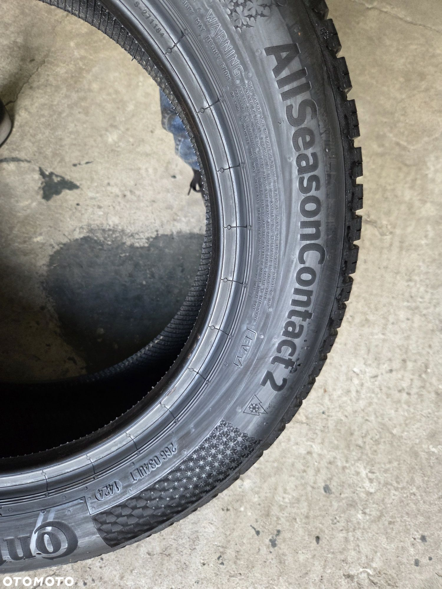 opony używane 185/60R15 Continental allseasoncontact 2 - 5