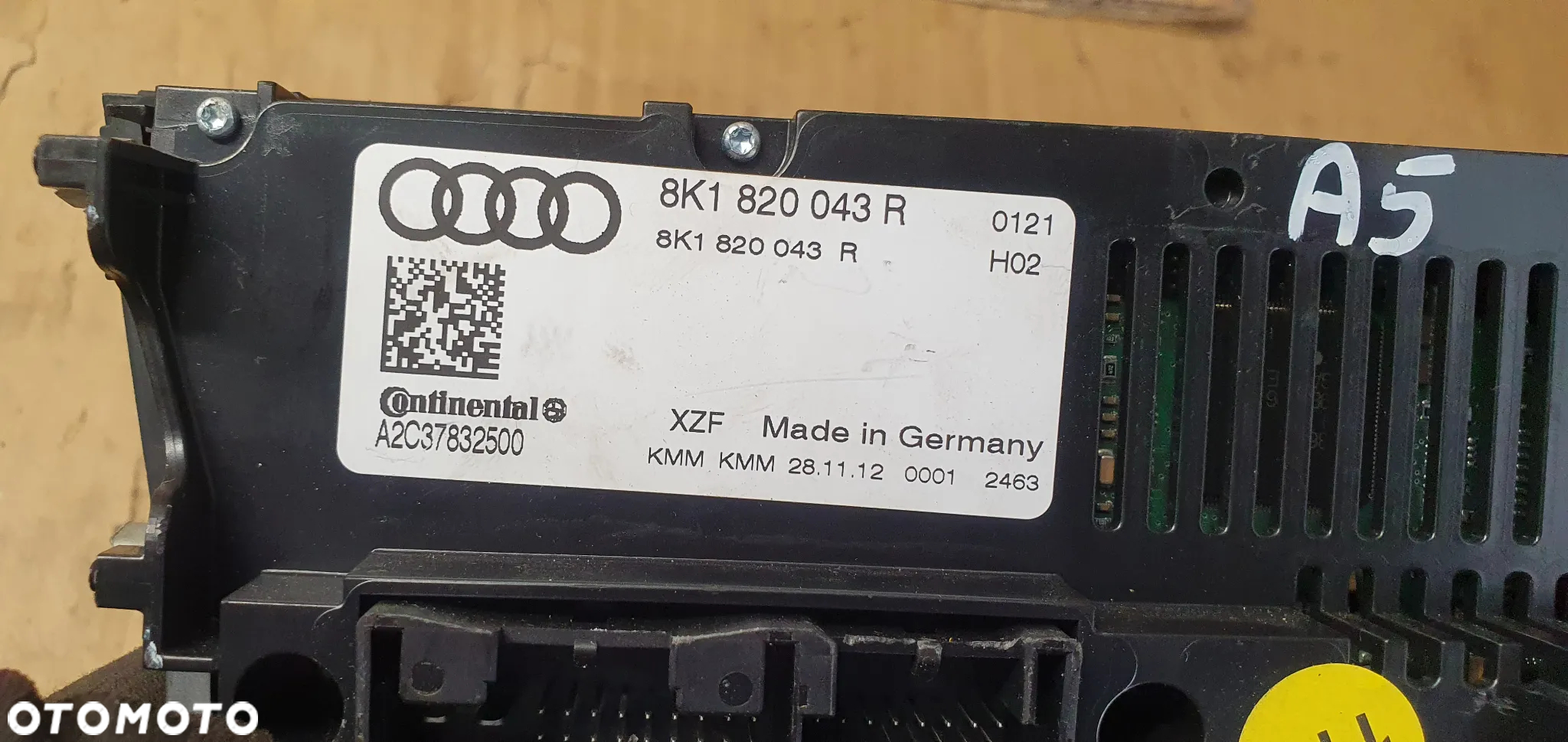 Panel nawiewu powietrza klimatyzacji klimatronic Audi A4 B8 A5 8K1820043R - 7
