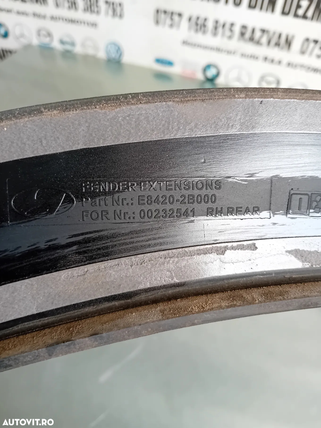 Ornament Aripa Overfender Stanga Dreapta Spate Hyundai Santa Fe 2 II An 2006-2012 - 5