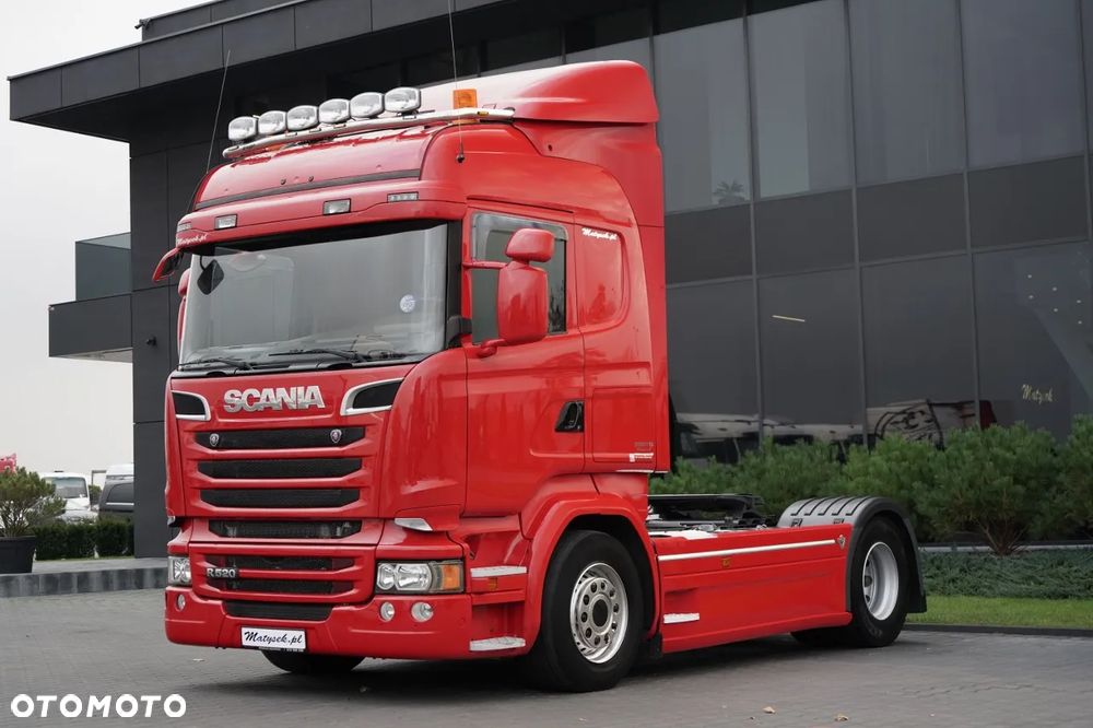 Scania R 520 / V8 / HYDRAULIKA / RETARDER / / CAŁA NA PODUSZKACH / NAVI - 1