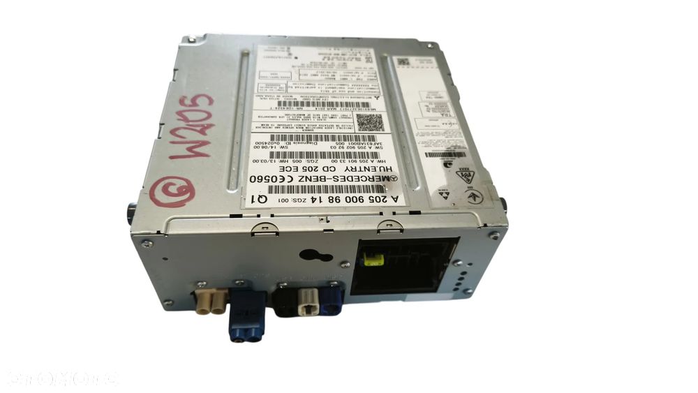 MERCEDES C-KLASA W205 14r RADIO NAWIGACJA A2059009814 - 1