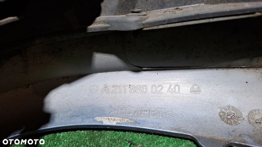 Zderzak przedni Przód KOMPLETNY Mercedes-Benz E W211 A2118800240 - 18