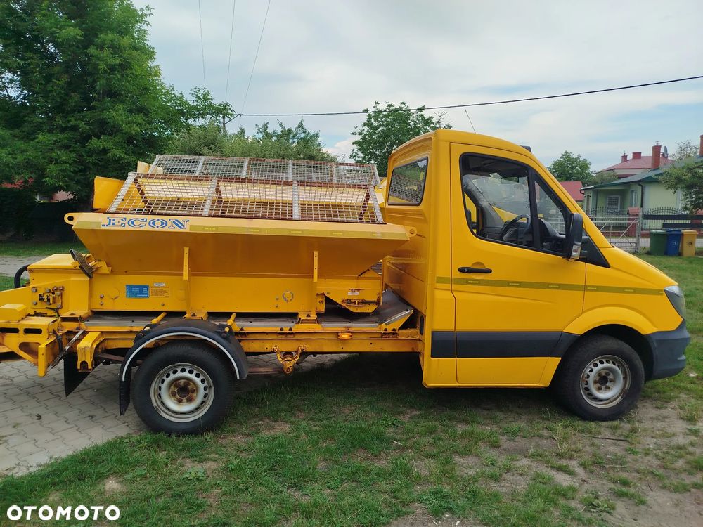 Mercedes-Benz Sprinter 313CDi Solarka Piaskarka Posypywarka Hydraulika rozrzutnik ECON Specjalny komunalny Schmidt gritter salt spreader pługopiaskarka - 13