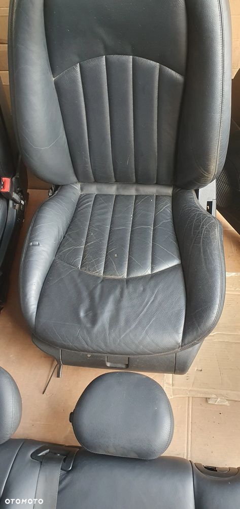 Fotele kanapa boczki komplet skóra elektryczne Mercedes E-Klasa W211 - 8
