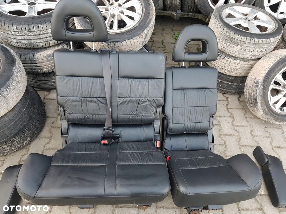 MITSUBISHI PAJERO 3 III LIFT 03-06r FOTELE SKÓRZANE KANAPA 3D - 4