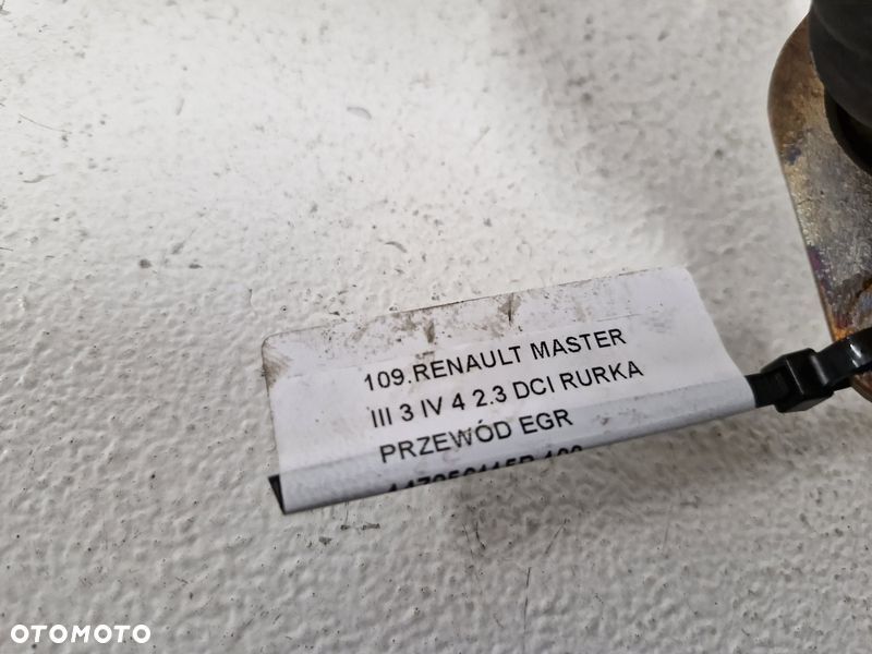 RENAULT MASTER 3 III 4 IV 2.3 DCI RURKA PRZEWÓD RURA EGR 147256115R - 5