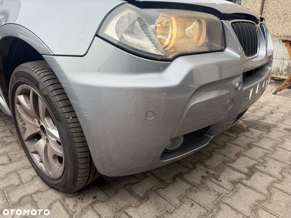 Zderzak przód przedni x3 e83 A08 Silbergrau M pakiet - 2