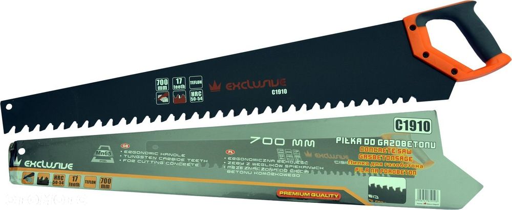 PIŁA DO BETONU KOMÓRKOWEGO 700mm TEFLON 17 zębów - 1