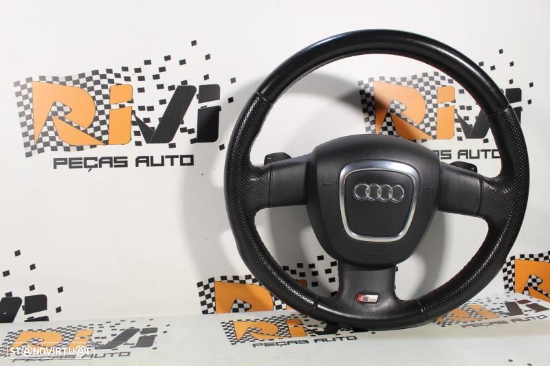 Volante Audi A3 8P / A4 B6 B7 B8 / A5 8T / A6 C6 SLine - DSG / Patilhas - 1