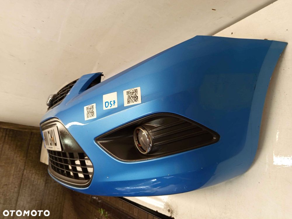 ^ ZDERZAK PRZÓD PRZEDNI DO FORD FOCUS MK2 II LIFT FL Q8 BŁĘKITNY HALOGENY - 3