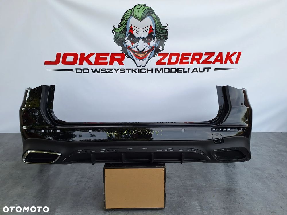 MERCEDES E-KLASA W214 214 KOMBI AMG 23- NIE KLEJONY! ZDERZAK TYŁ TYLNY A2148857103 WYSYŁKA KRAJ-EUROPA