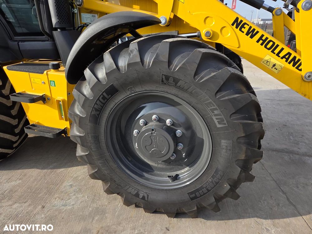 New Holland ROTI EGALE, 89kW-120CP, BRAT extensibil adanc sapare 6m, Powershift, cupa mulfufntionala 4x1 cu FURCI, Anvelope Michelin, Aer conditionat, Cutie automata, Radio, Certificat CE, garantie 1 an, posibilitate leasing 4 ani, PROMOTIE 86.900 EUR+Tva - 10