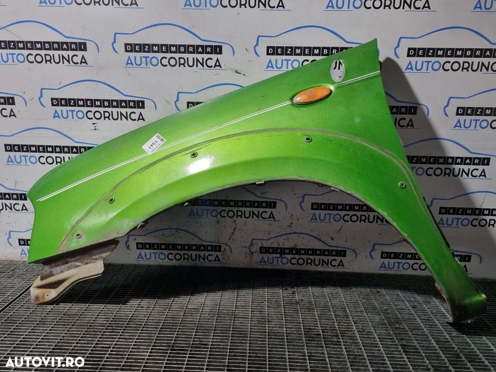 Aripa Stanga Fata Nissan Navara D22 1998 - 2004 2 Usi Verde (1347) - 1