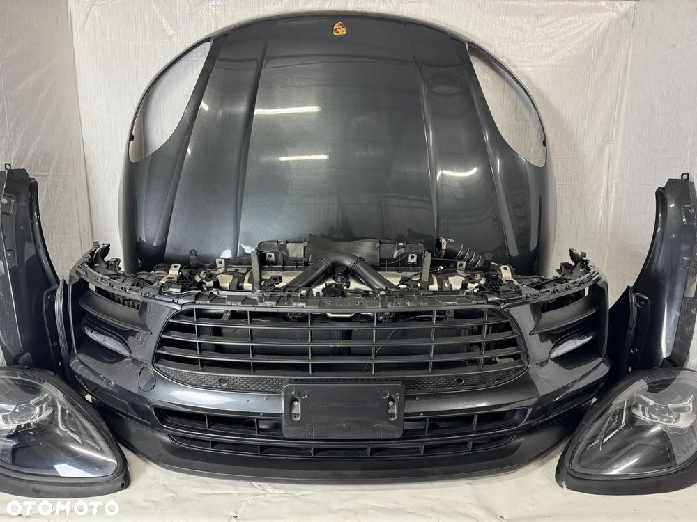 Porsche macan lift 95b kompletny przód maska pas przedni lampy zderzak