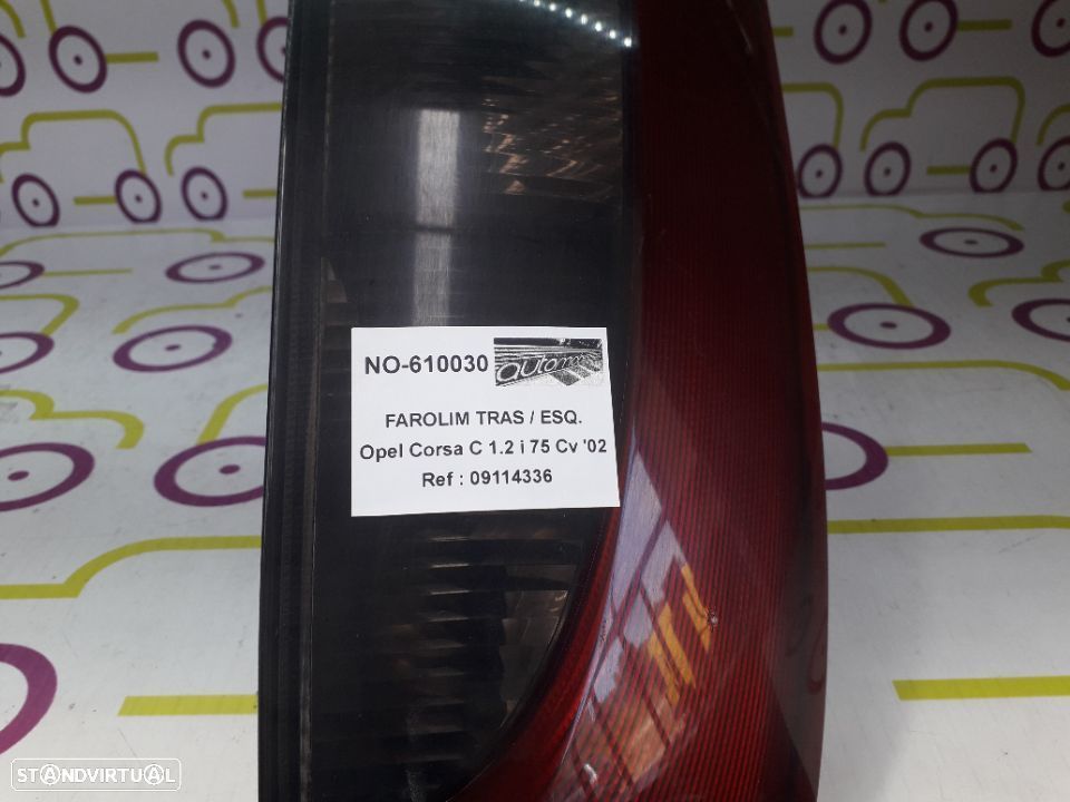 Farolim Esquerdo Opel Corsa C 1.2 i 75 Cv de 2002 - Ref: 09114336 - NO610030 - 2