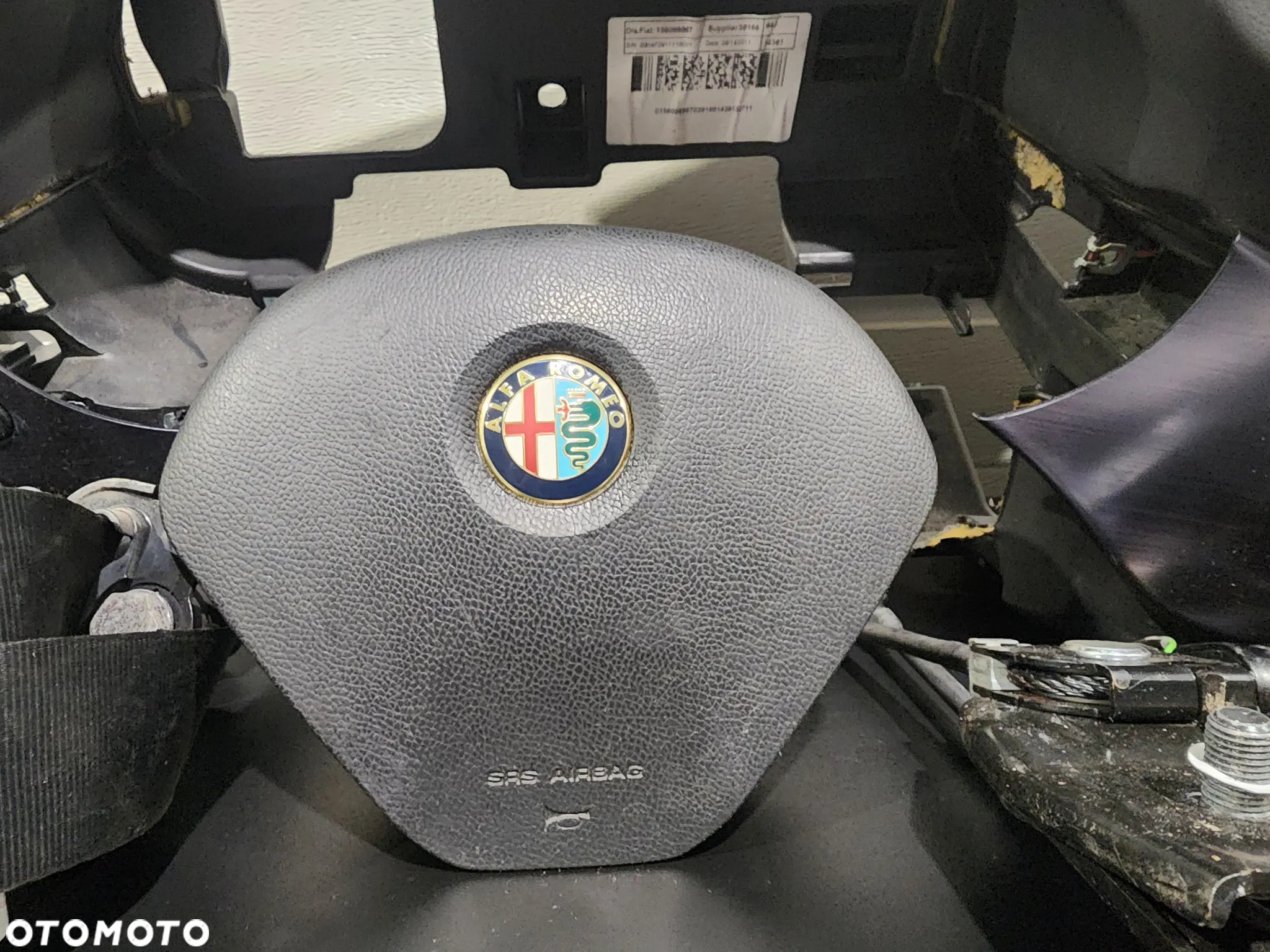 Alfa Romeo Giulietta deska rozdzielcza poduszka Air bag zestaw ORYGINAŁ - 2