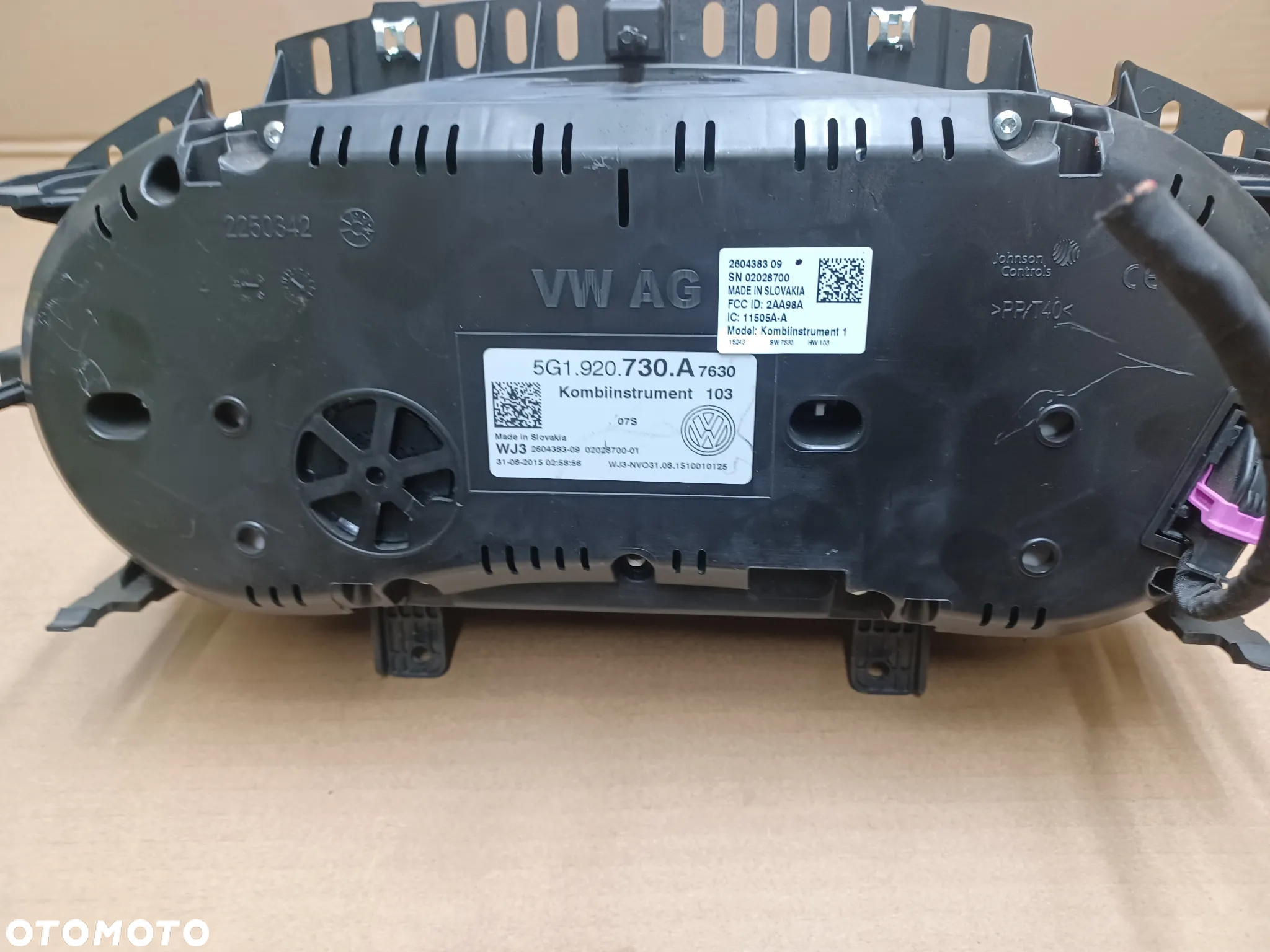 LICZNIK ZEGARY VW GOLF VII 5G1920730A - 2