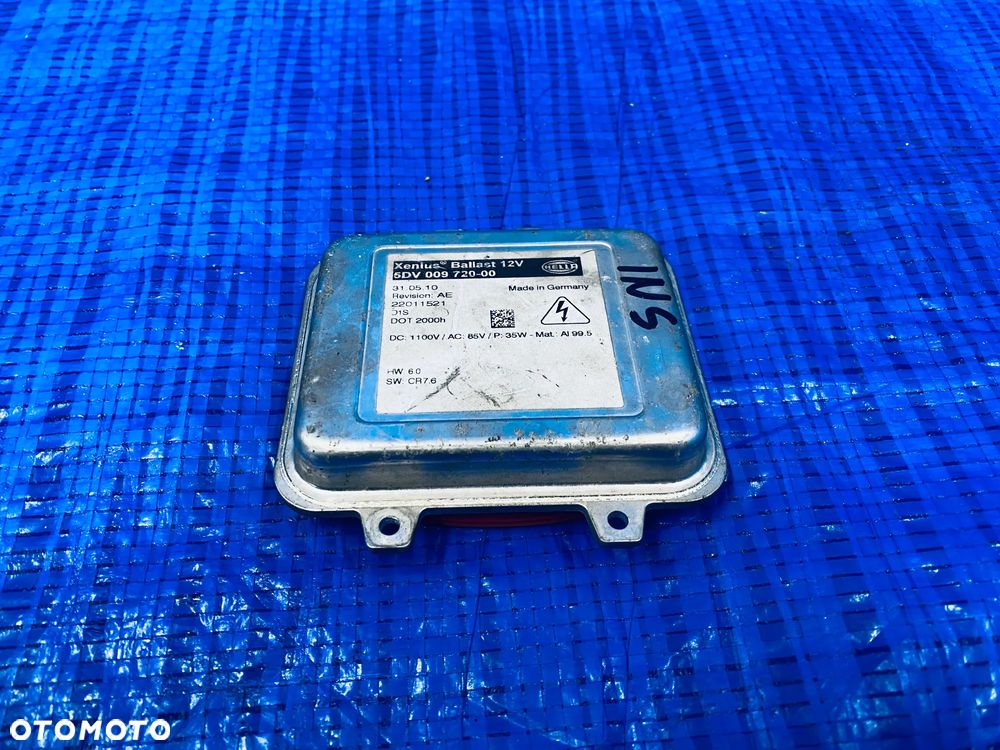 PRZETWORNICA MODUŁ STEROWNIK XENON KSENON BI-XENON LEWA PRAWA OPEL INSIGNIA A 2008- ; 5DV009720-00  5DV 009 720-00 ORYGINAŁ - 2