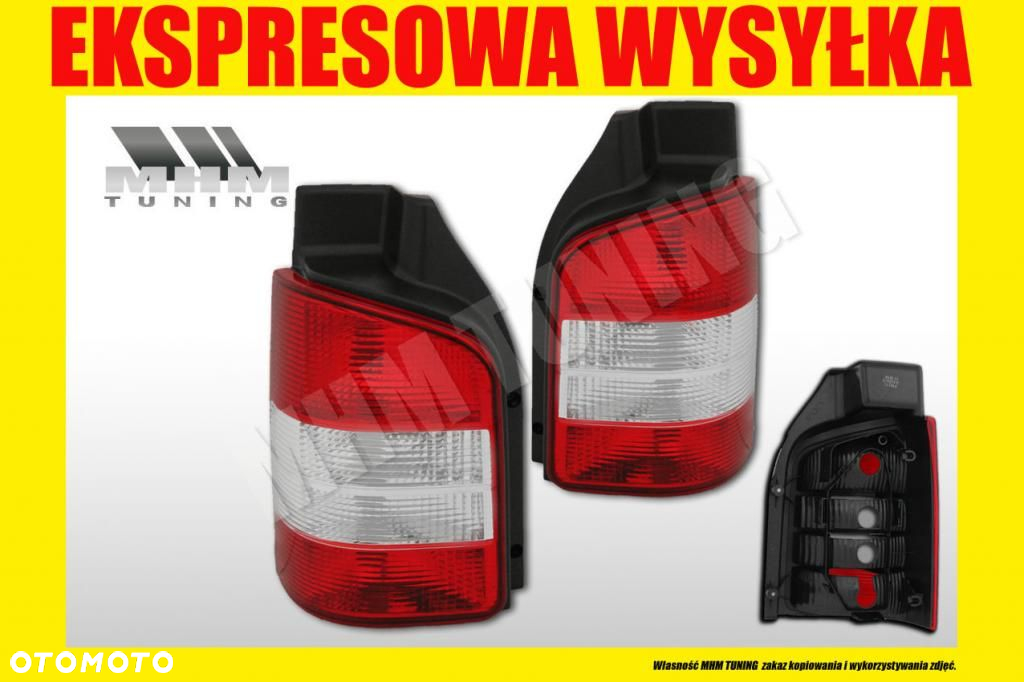 LAMPA TYL VW T5 T-5 TRANSPORTER 2003-2014 DRZWI - 2