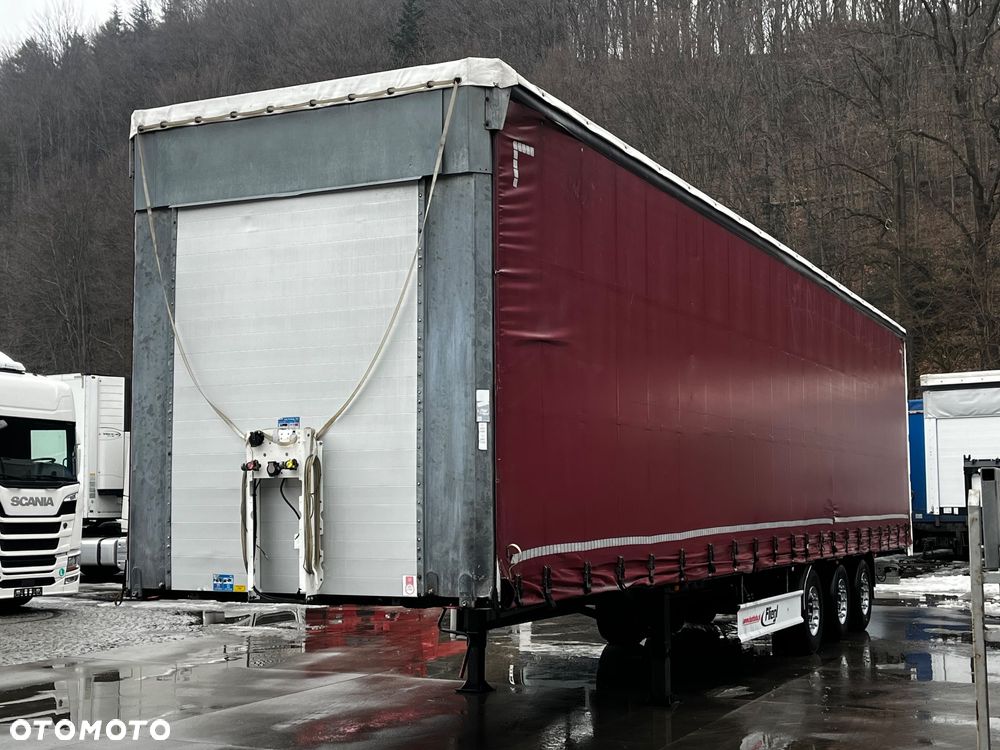 Fliegl Firanka Mega Coil // 2014 Rok // SAF // Dach podnoszony // 385/55 R19.5 // - 3