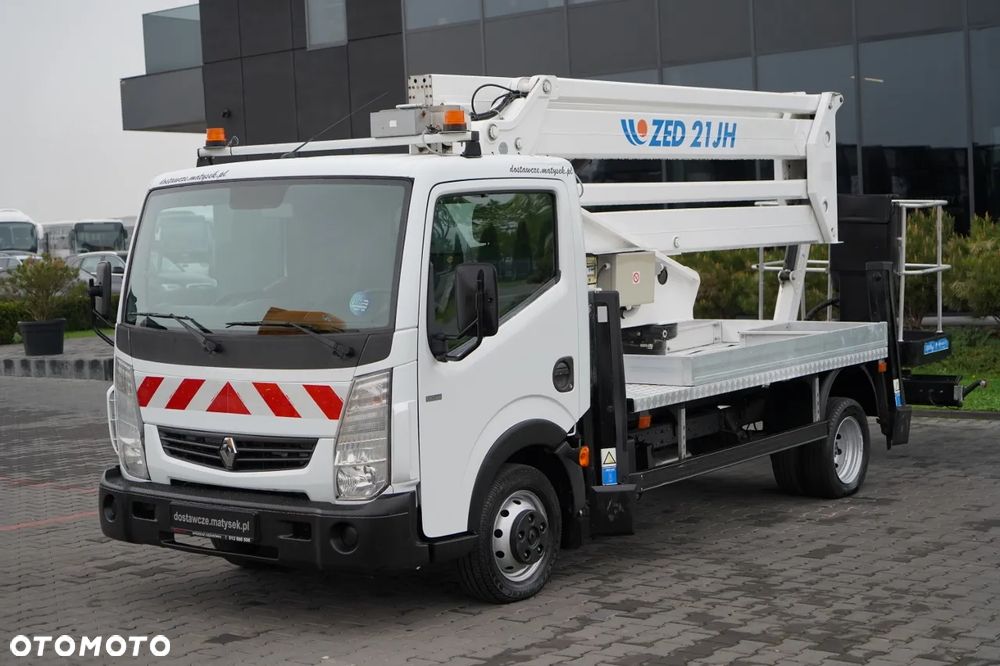 Renault MAXITY 120 DXI / ZWYŻKA 21 METRÓW / PODNOŚNIK KOSZOWY ZED 21JH / KOSZ 2 OSOBOWY - 300 KG / - 13